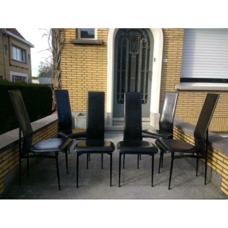 Set van 6 Fasem S 44 stoelen