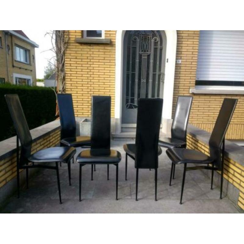 Set van 6 Fasem S 44 stoelen