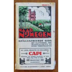 LJ Wikman: Naar Nijmegen (antieke gids, plattegronden 1925)