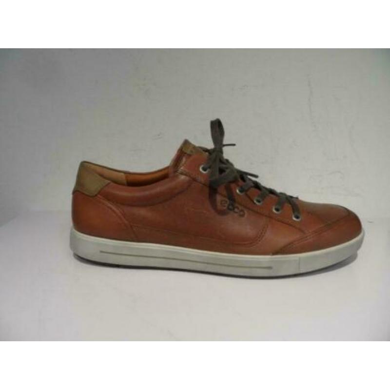 Cognac leren Ecco schoenen 45