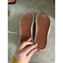 Vans rood, maat 40,5