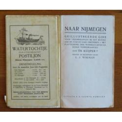 LJ Wikman: Naar Nijmegen (antieke gids, plattegronden 1925)