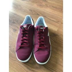 Puma heren sneakers Bordeaux rood/wit maat 44