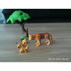 playmobil luipaard met jongen