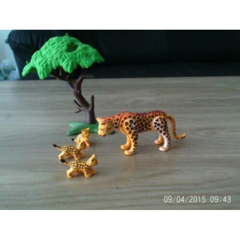 playmobil luipaard met jongen