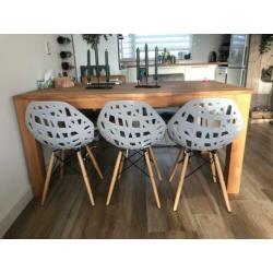 6 eettafel stoelen