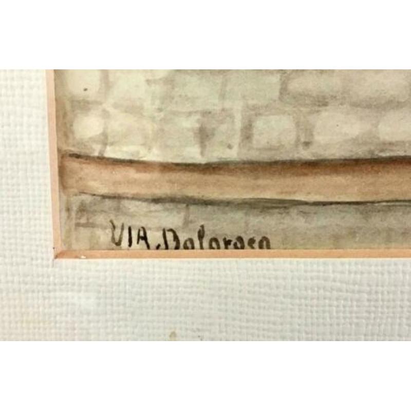 Aquarel Via Dolorosa