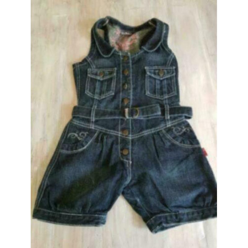 Villa Happ spijkerplaysuit jumpsuit jeans 122/128