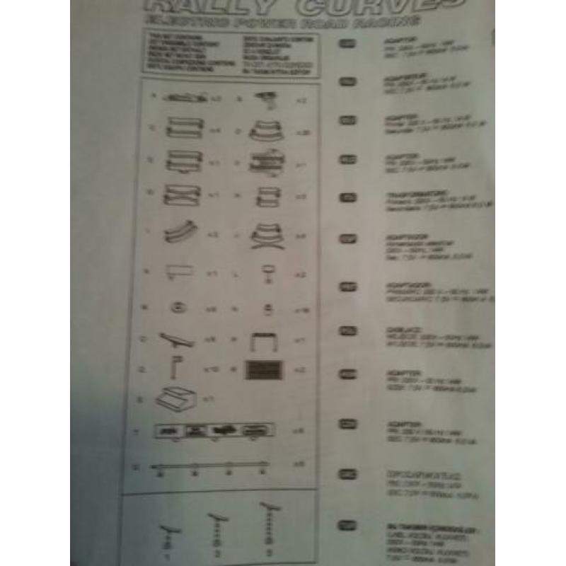 ARTIN Rally Curves elektrische racebaan + extras - 5.24 m