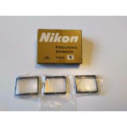 Nikon F focussing screens 3X