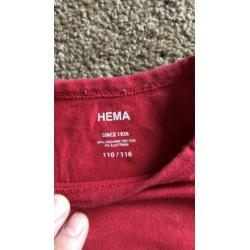 Mooie Hema longsleeves mt 110/116