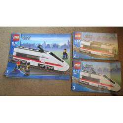 lego 9V RC treinen 7897 en 7898 en station 7997