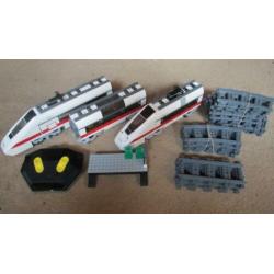 lego 9V RC treinen 7897 en 7898 en station 7997