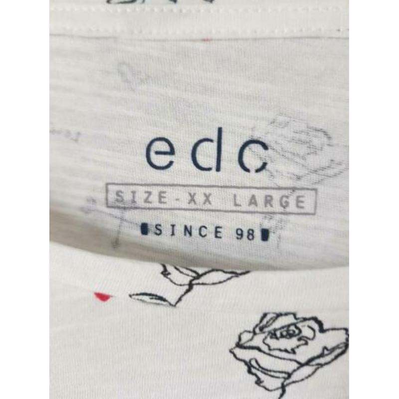 NIEUW Dames shirt lange mouw met print EDC maat XXL