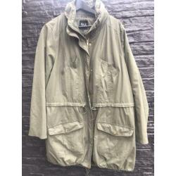 Ms mode nieuwe khaki parka jas maat 50