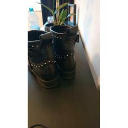 Sendra boots / enkellaarsjes, maat 39, zwart