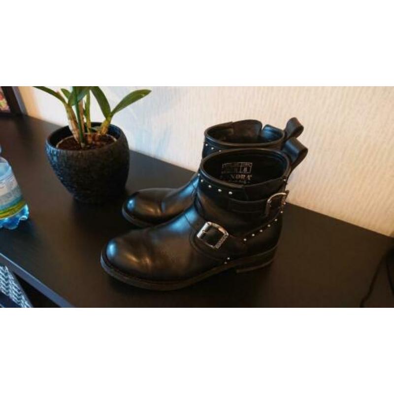 Sendra boots / enkellaarsjes, maat 39, zwart