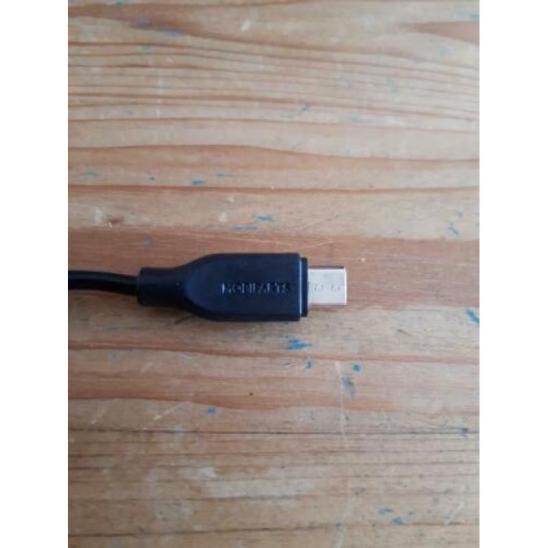 USB kabel samsung t/m A6 1 meter lang