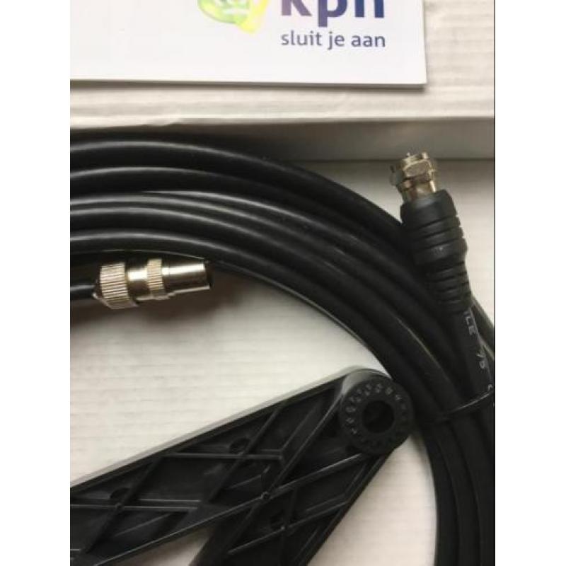 NIEUW KPN Digitenne montageset buiten 10 M coax + gratis..