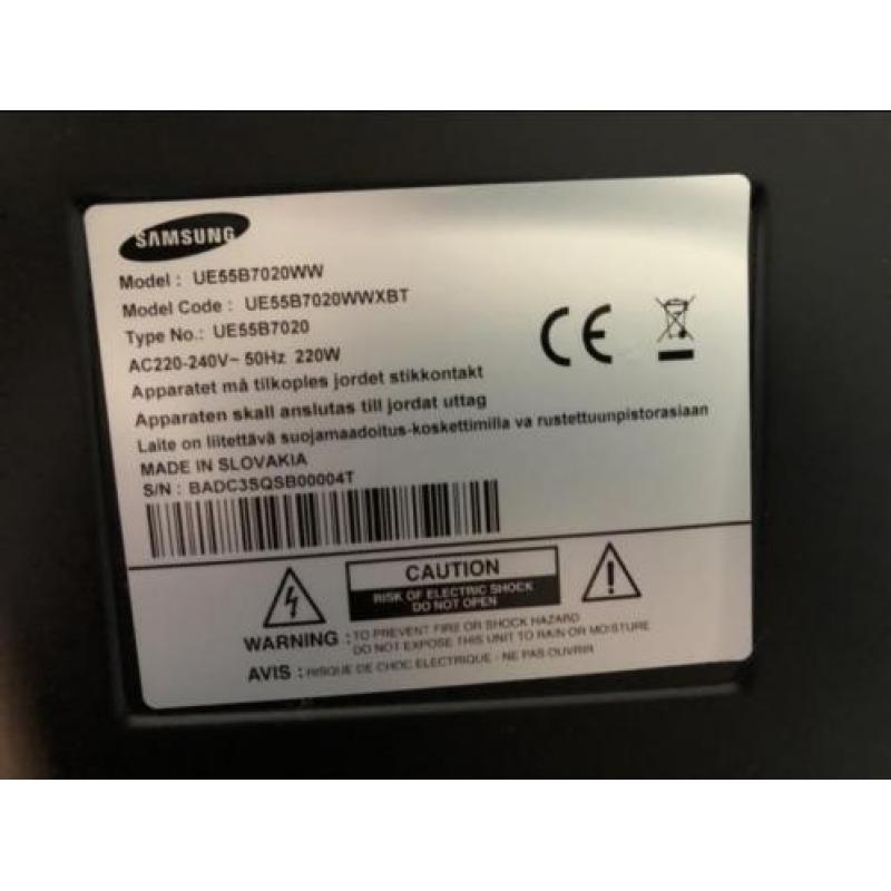 Samsung 55 LED TV met defect