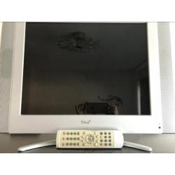 Televisie flatscreen zilver