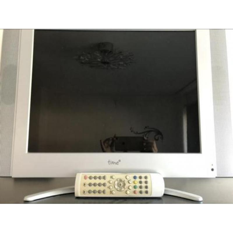 Televisie flatscreen zilver