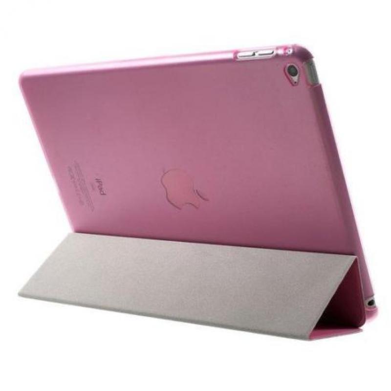 Roze hardcase iPad Air 2 tri-fold smartcase