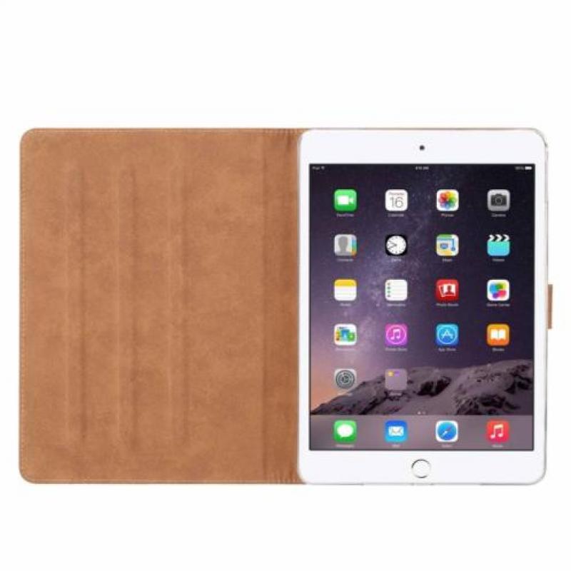 Ntech iPad Air 2 Donker Camouflage Design Booktype Kunstlee