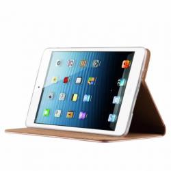 Ntech iPad mini 1 / 2 / 3 Rose Goud Booktype Kunstleer Hoes