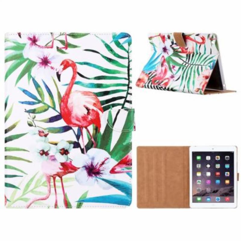 Ntech iPad 2 / 3 / 4 Tropische Flamingo Design Booktype Kun