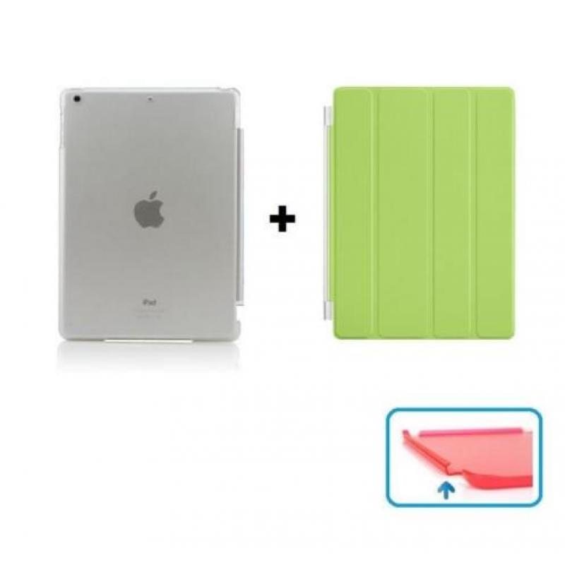 iPad 2 3 4 Smart Cover Smartcover hoes hoesje - DUO GROEN