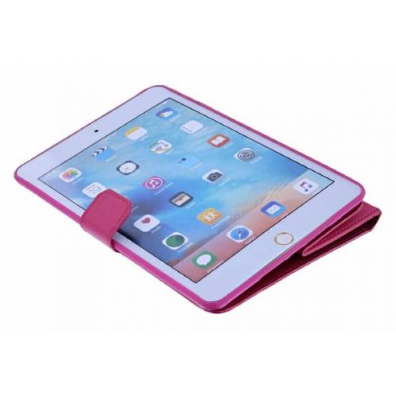 Nuoku Roze TPU BookType Hoesje met Standaard iPad mini 3 /