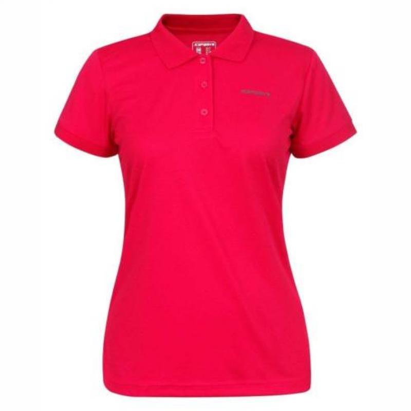 Set Icepeak polo en jack - dames - roze/hot pink - maat 38