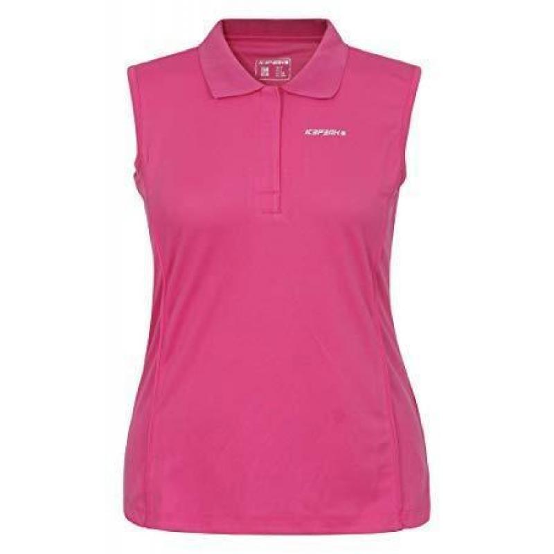 Set Icepeak polo en jack - dames - roze/hot pink - maat 38